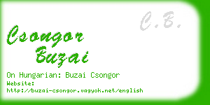 csongor buzai business card